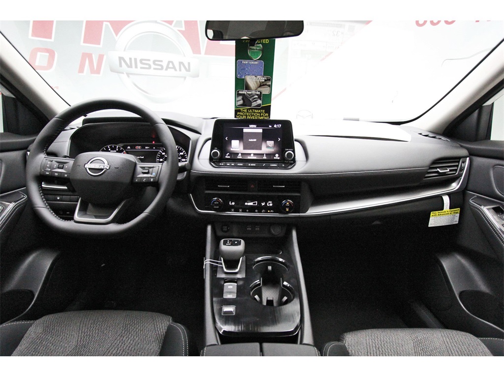 2026 Nissan Rogue SV White at Central Houston Nissan