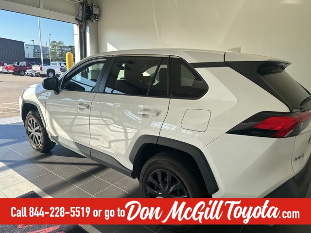 2022 Toyota RAV4 LE White at Don McGill Toyota