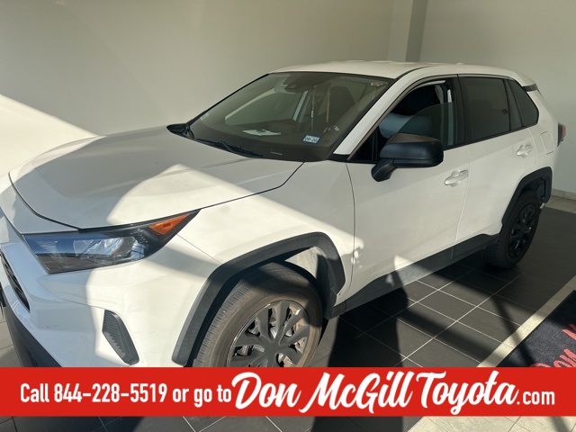 2022 Toyota RAV4 LE White at Don McGill Toyota
