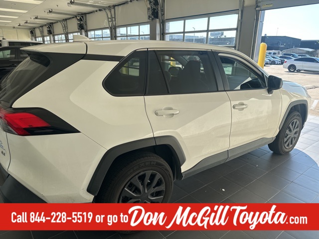 2022 Toyota RAV4 LE White at Don McGill Toyota