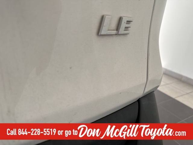 2022 Toyota RAV4 LE White at Don McGill Toyota