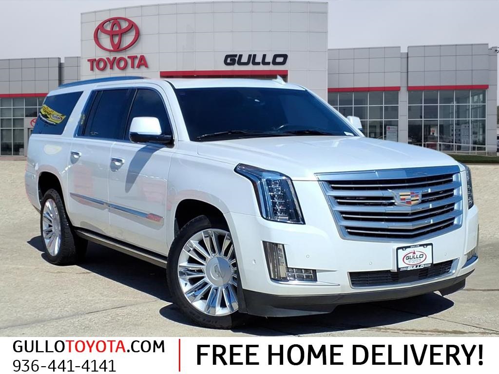 2019 Cadillac Escalade ESV Platinum Edition White at Tom Peacock Cadillac
