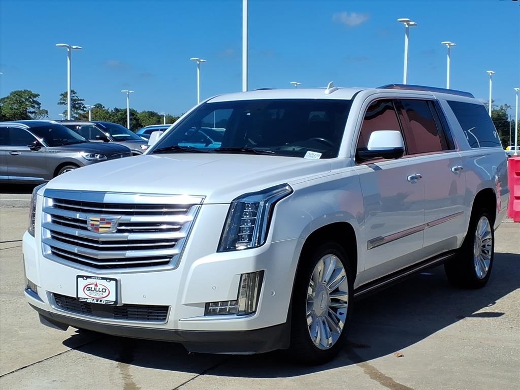 2019 Cadillac Escalade ESV Platinum Edition White at Tom Peacock Cadillac