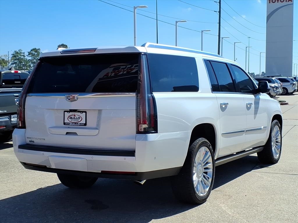 2019 Cadillac Escalade ESV Platinum Edition White at Tom Peacock Cadillac