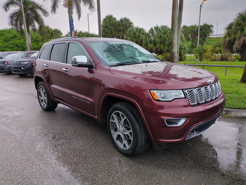 Certified 2020 Jeep Grand Cherokee Overland with VIN 1C4RJECG5LC106179 for sale in Tamarac, FL