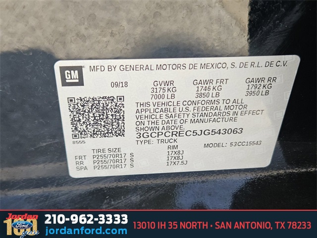 Used Car 2018 Chevrolet Silverado 1500  Lt For Sale Under $25,000 In San Antonio, Texas