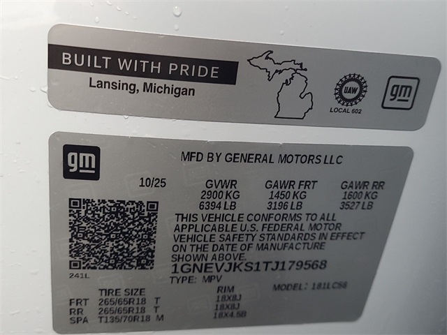 2026 – Chevrolet – Traverse