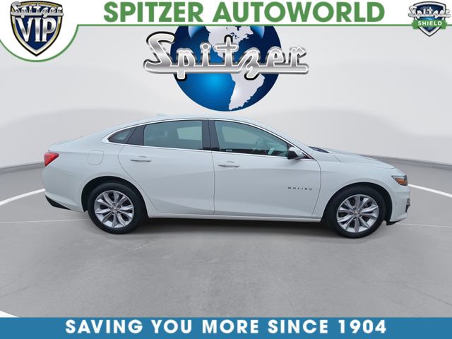 Summit White 2025 Chevrolet Malibu Sedan Front-Wheel Drive Continuously Variable Transmission