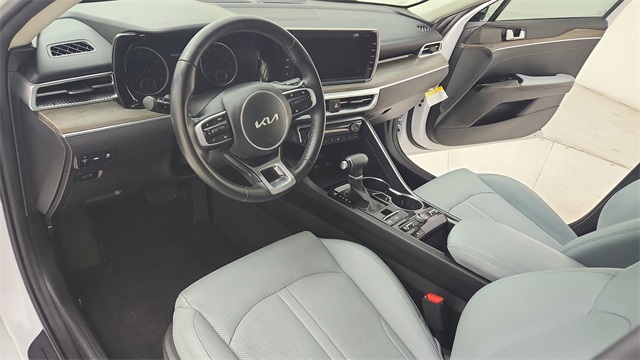 2023 Kia K5 EX White at South Houston Nissan