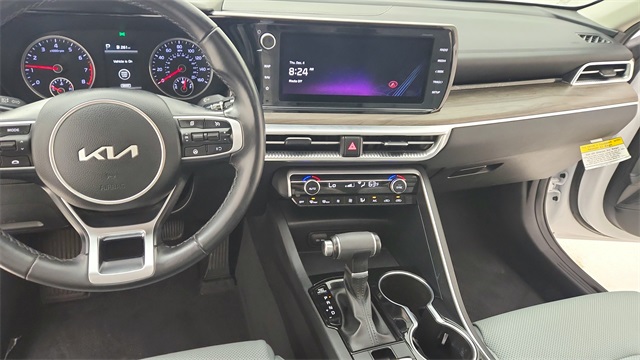 2023 Kia K5 EX White at South Houston Nissan