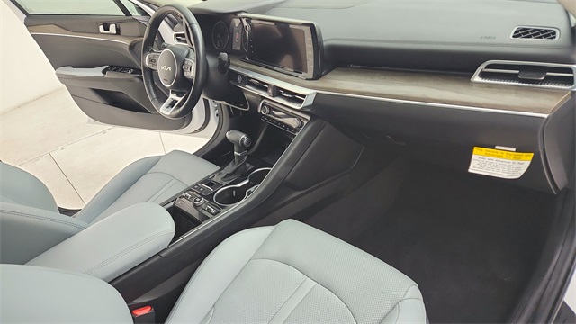 2023 Kia K5 EX White at South Houston Nissan