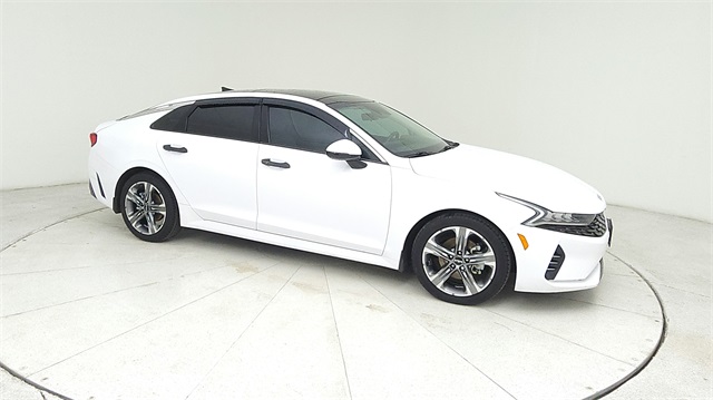 2023 Kia K5 EX White at South Houston Nissan