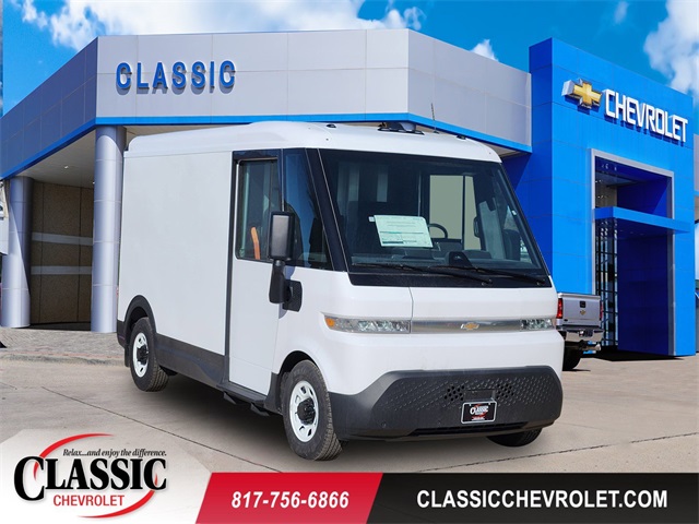Oyster White 2025 Chevrolet BrightDrop 1-Speed Automatic