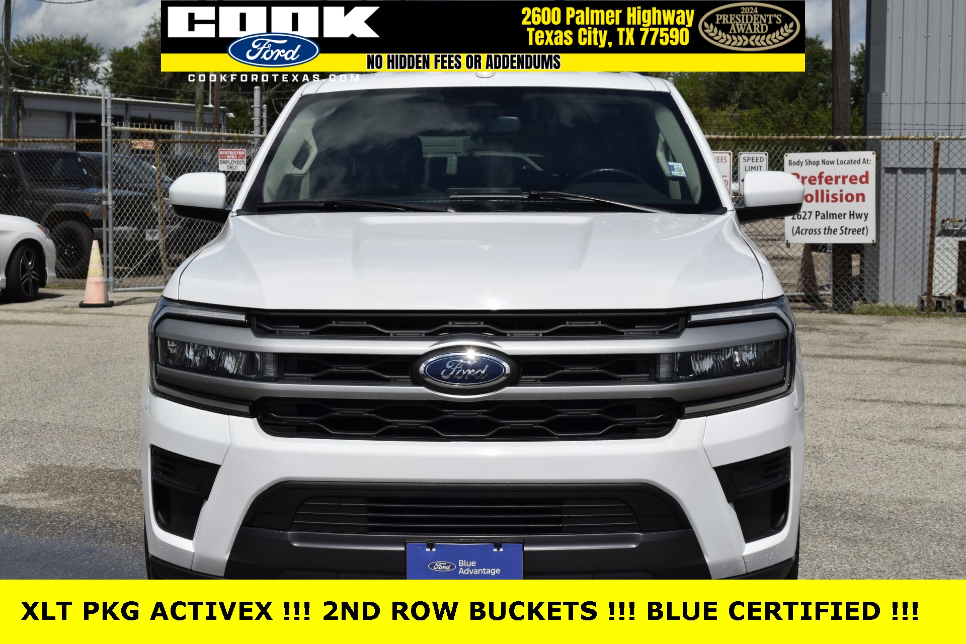 2024 Ford Expedition XLT White at Wharton Ford