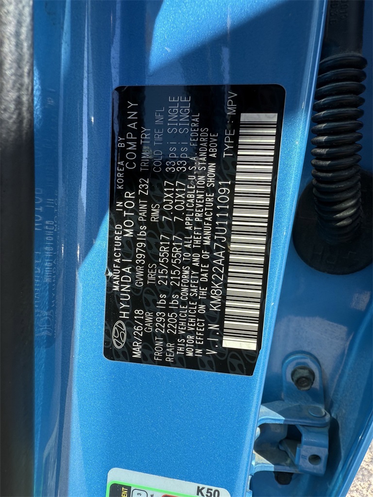 2018 Hyundai Kona SEL Blue at DeMontrond Automotive Group