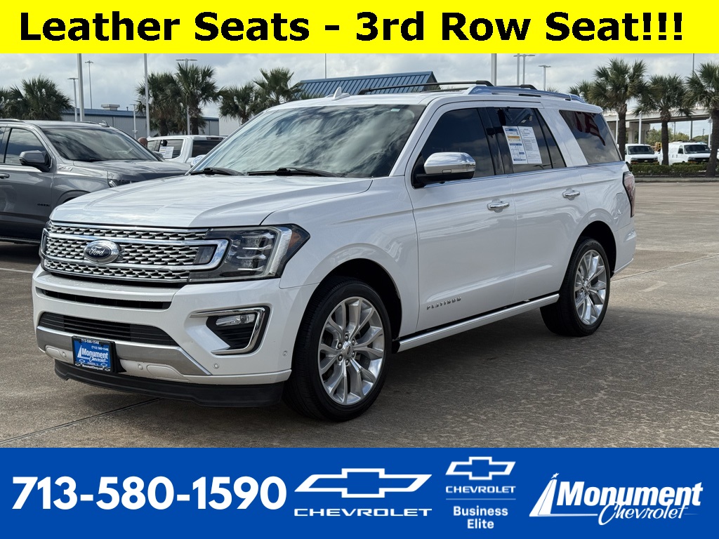 2019 Ford Expedition Platinum White at Ultimate Motorsports