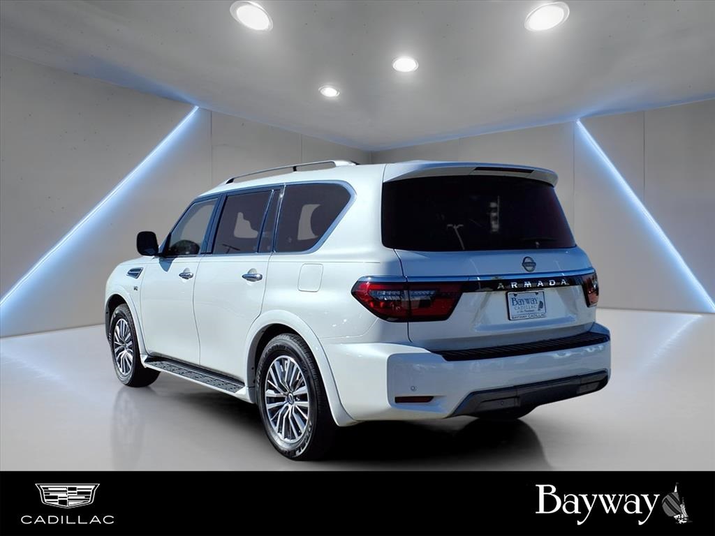 2021 Nissan Armada SV White at Bayway Cadillac of The Woodlands
