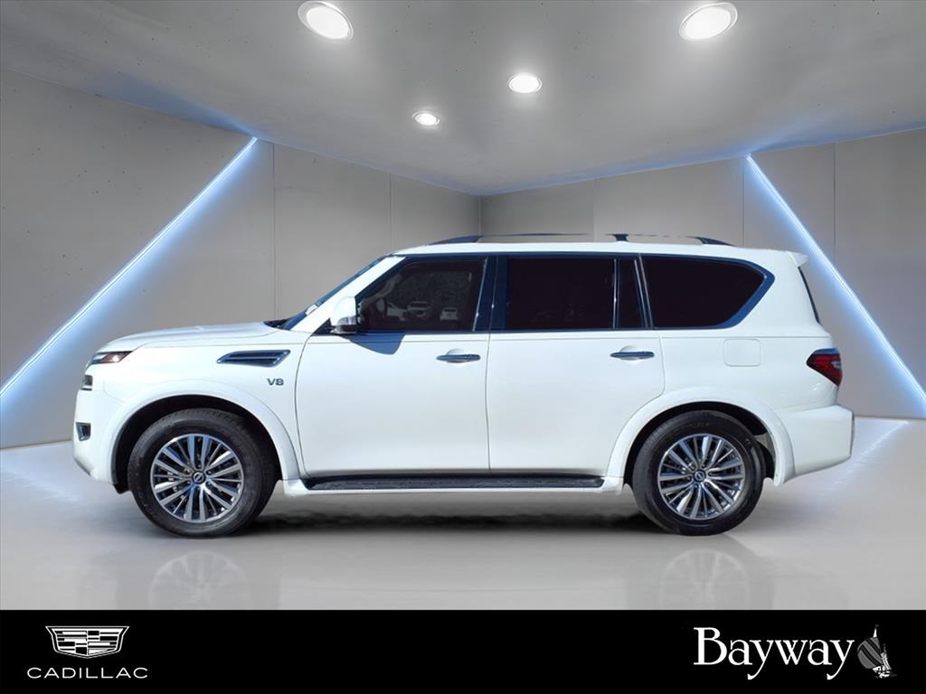 2021 Nissan Armada SV White at Bayway Cadillac of The Woodlands