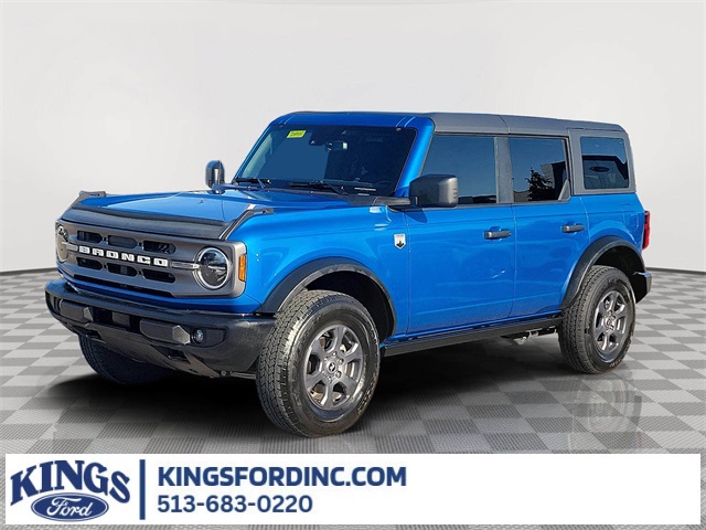 Velocity Blue Metallic 2024 Ford Bronco Big Bend 4-Door 4WD SUV / Crossover Four-Wheel Drive Automatic