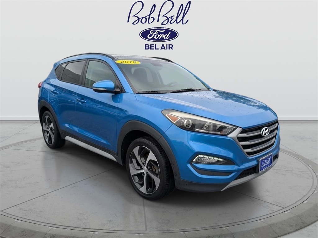 Caribbean Blue 2018 Hyundai Tucson 1.6T Value AWD SUV / Crossover All-Wheel Drive Automatic
