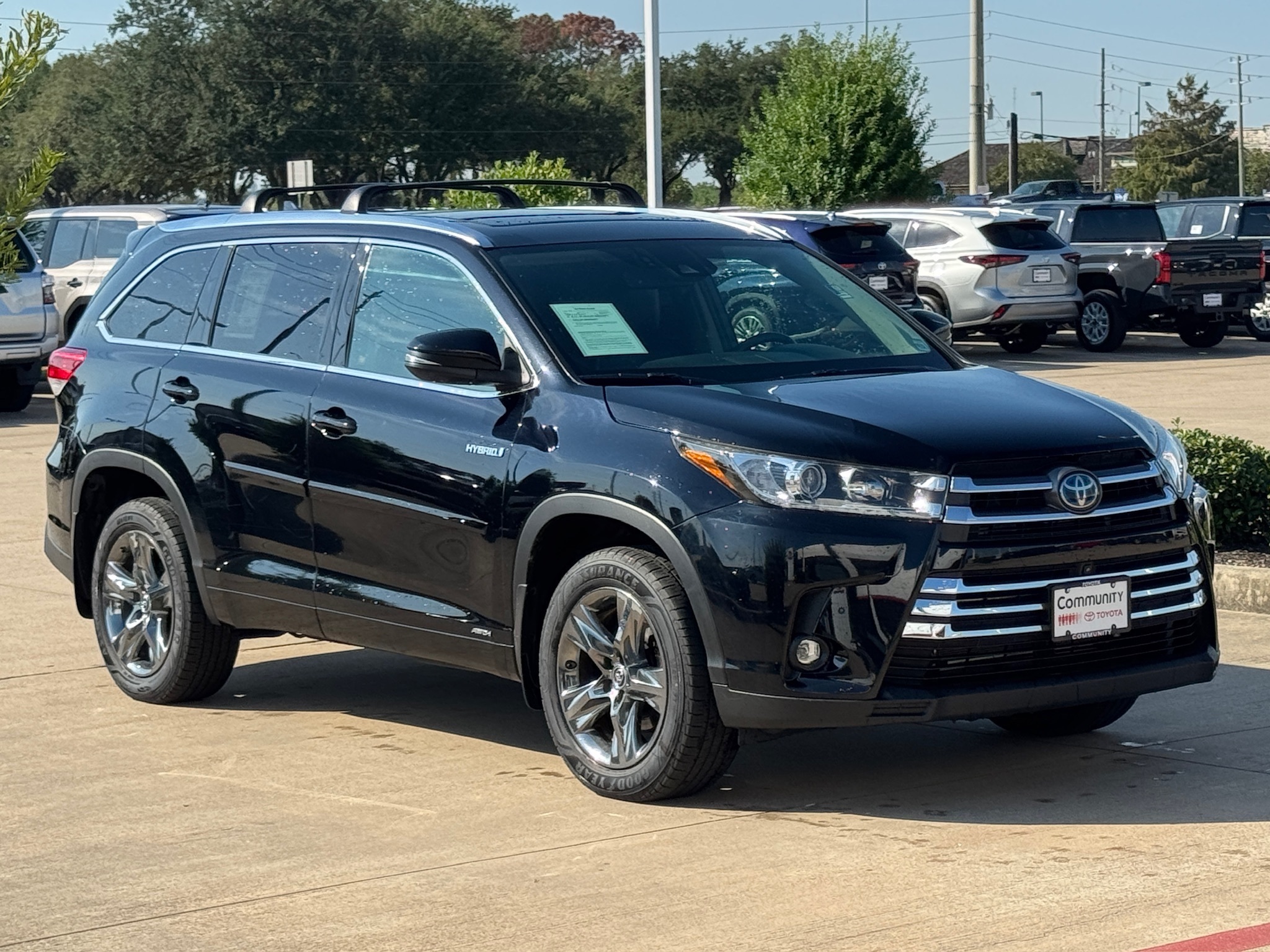 2019 Toyota Highlander Hybrid Limited Platinum Black at Gullo Toyota