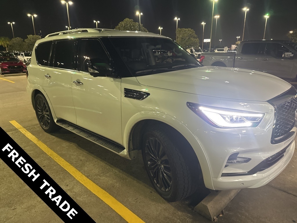 2021 INFINITI QX80 Premium Select White at Westside Lexus
