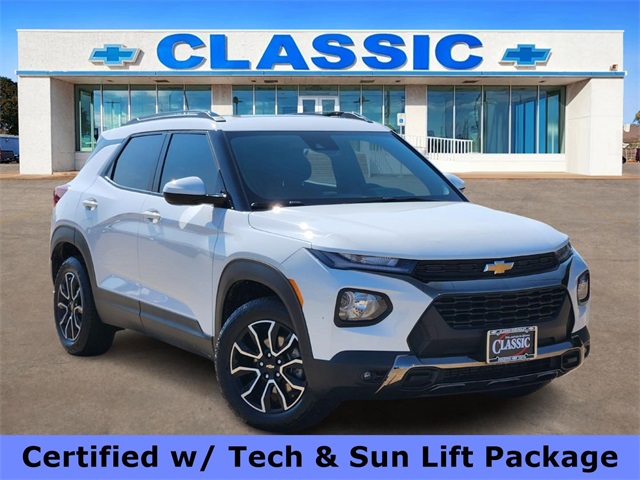 2023 Chevrolet TrailBlazer ACTIV White at AutoSavvy Houston Northwest