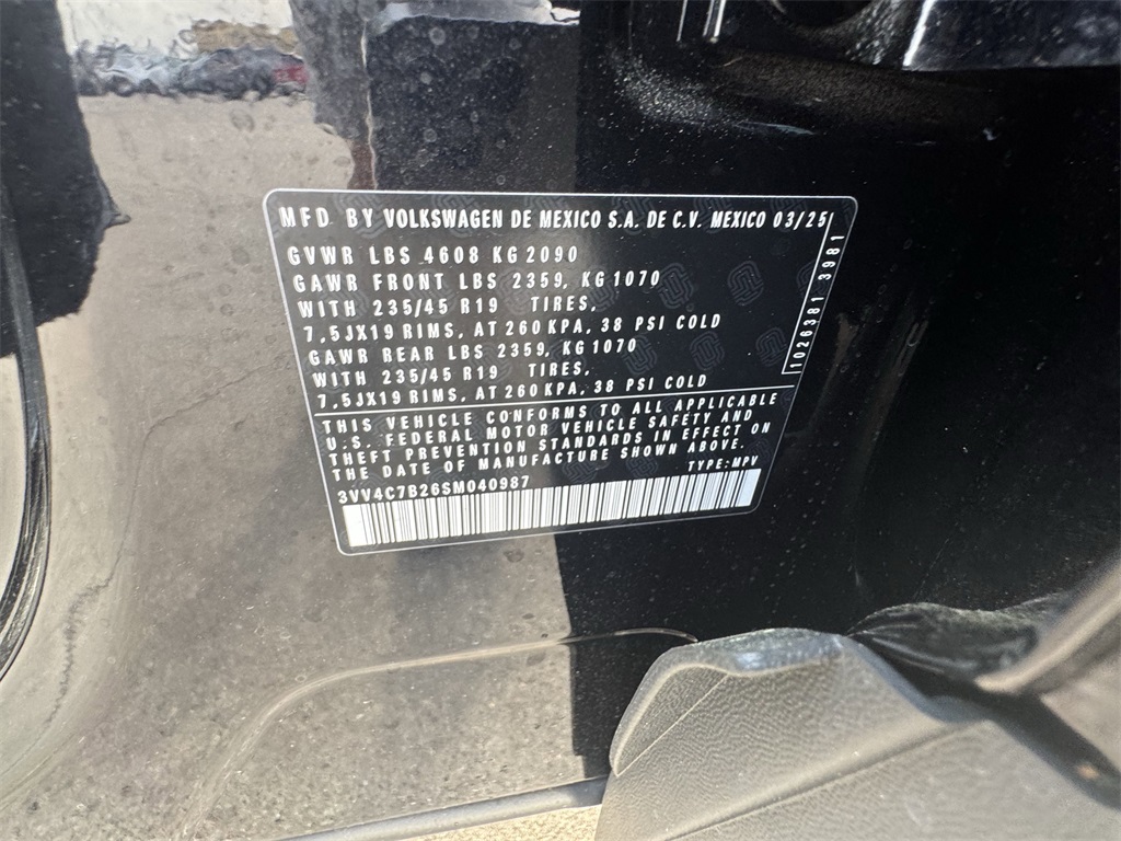 2025 Volkswagen Taos 1.5T SEL Black at DeMontrond Auto Country