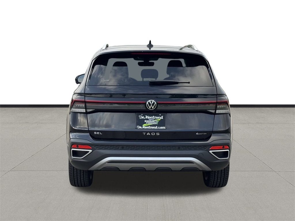2025 Volkswagen Taos 1.5T SEL Black at DeMontrond Auto Country