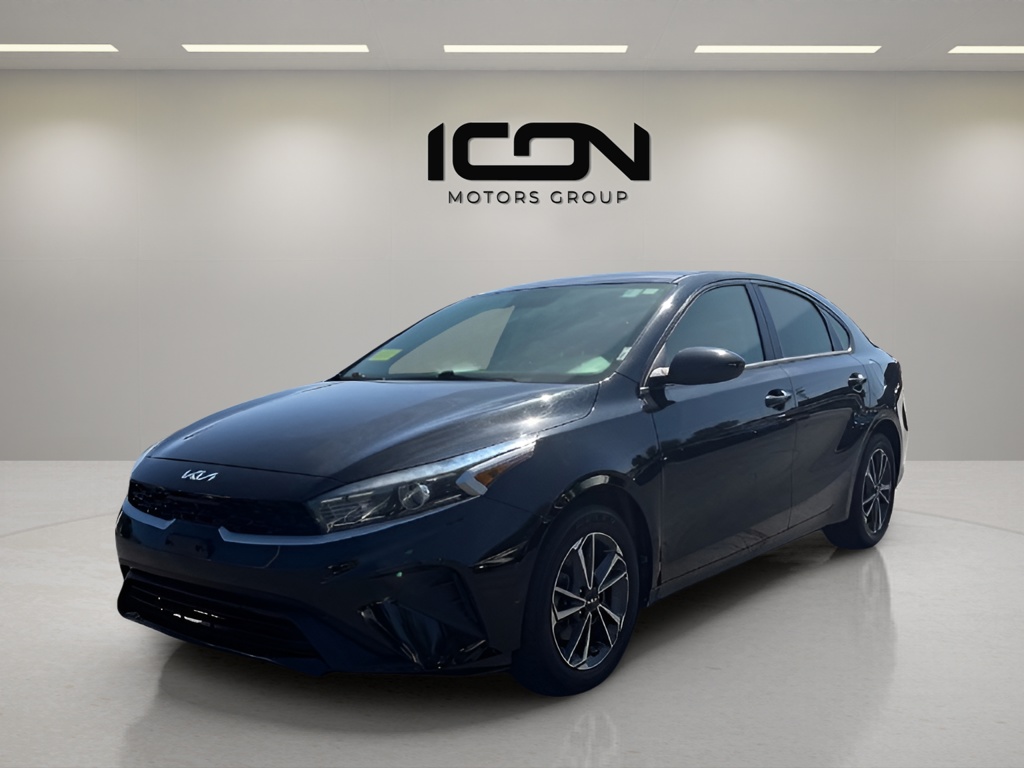 Aurora Black Pearl 2022 Kia Forte Sedan Front-Wheel Drive Continuously Variable Transmission