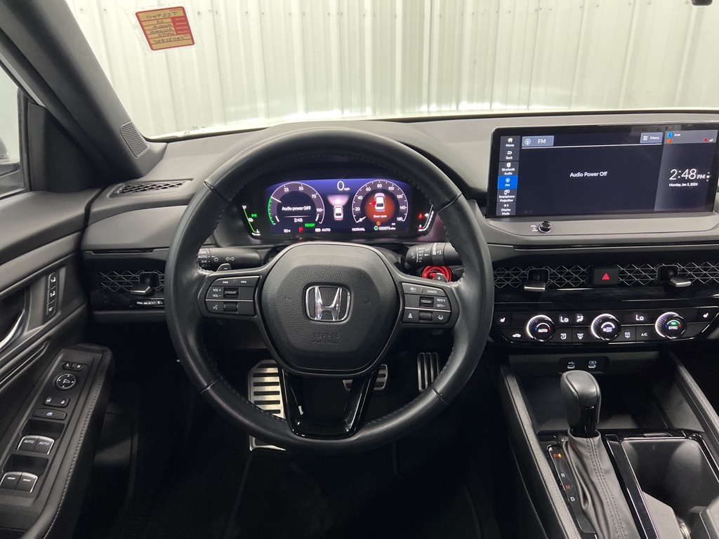 2023 Honda Accord Hybrid Sport-L White at Gullo Toyota