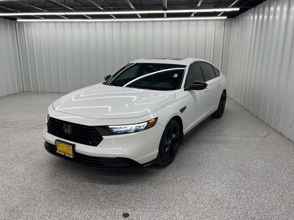 2023 Honda Accord Hybrid Sport-L White at Gullo Toyota