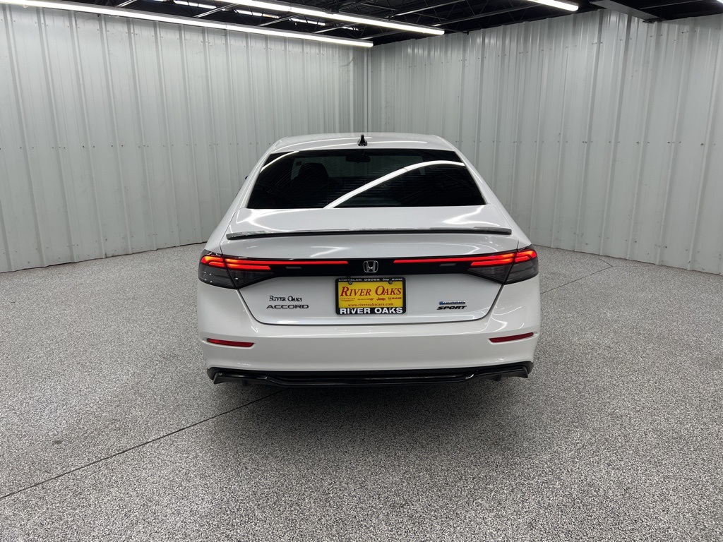 2023 Honda Accord Hybrid Sport-L White at Gullo Toyota