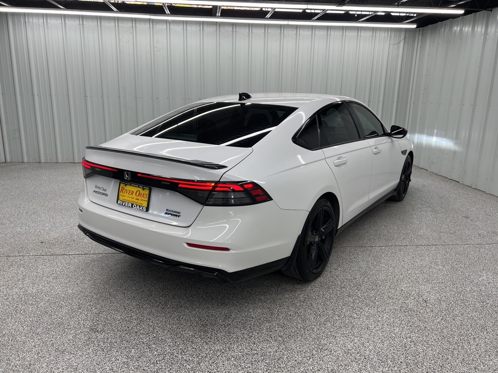 2023 Honda Accord Hybrid Sport-L White at Gullo Toyota