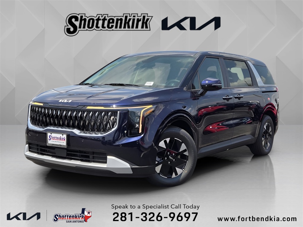 2026 Kia Carnival Hybrid LXS Blue at Joe Myers Mazda Kia