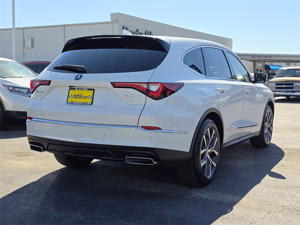 2022 Acura MDX Technology White at Classic Elite Chevrolet Sugar Land