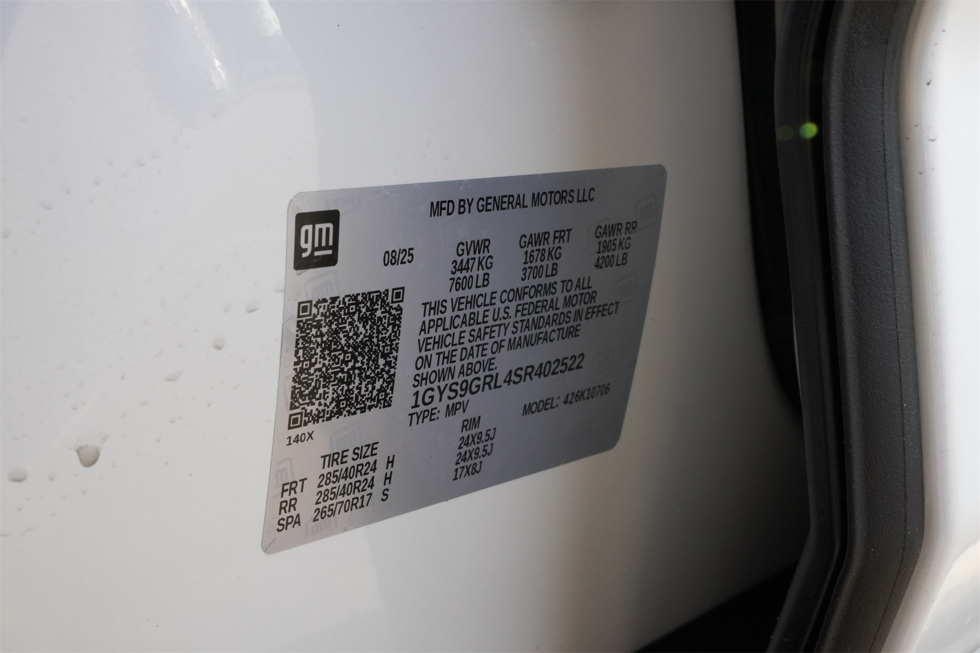 2025 Cadillac Escalade Sport Platinum White at Tom Peacock Cadillac