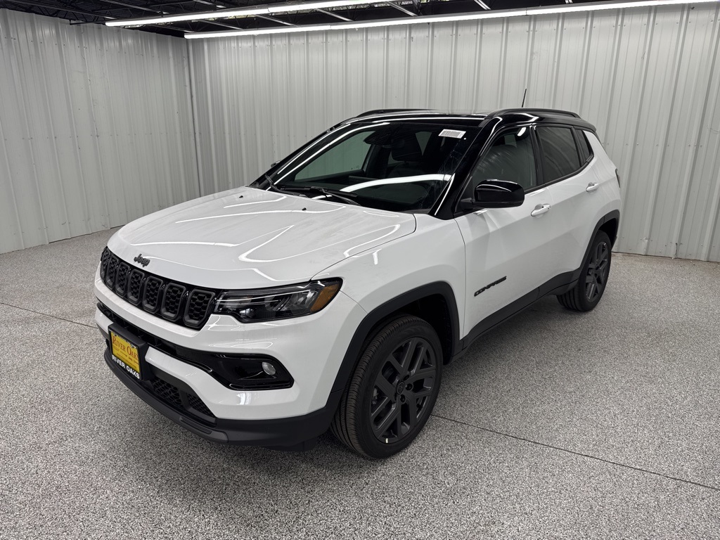 2025 Jeep Compass Limited White at River Oaks CDJR