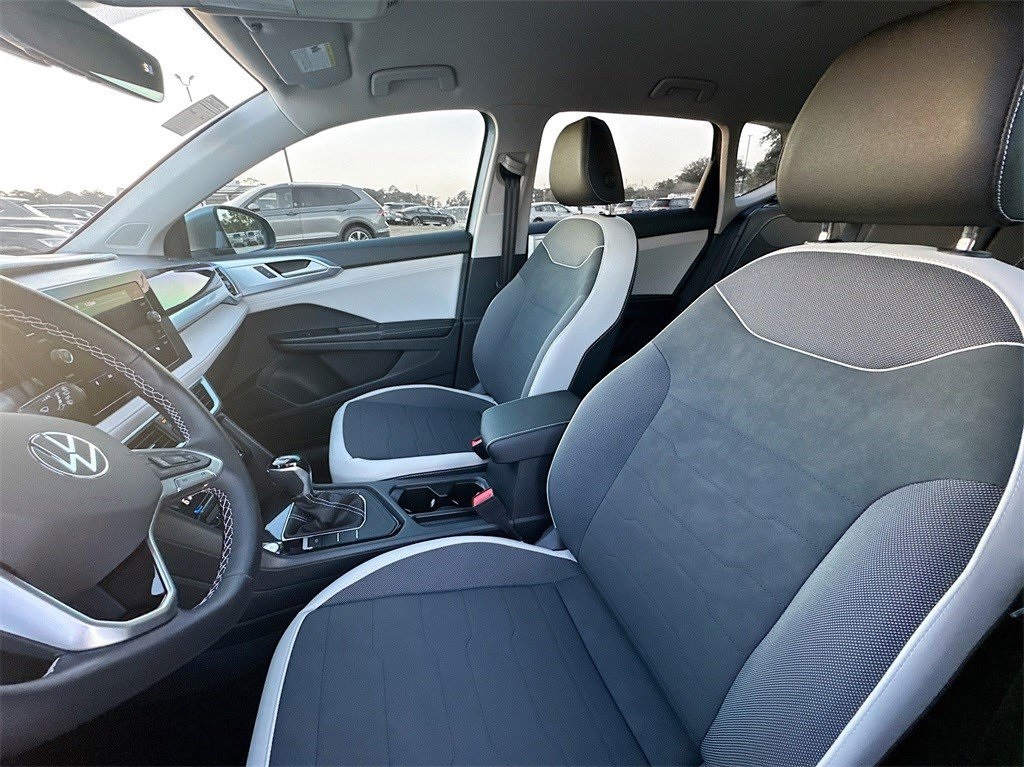 2025 Volkswagen Taos 1.5T SE Silver at DeMontrond Auto Country