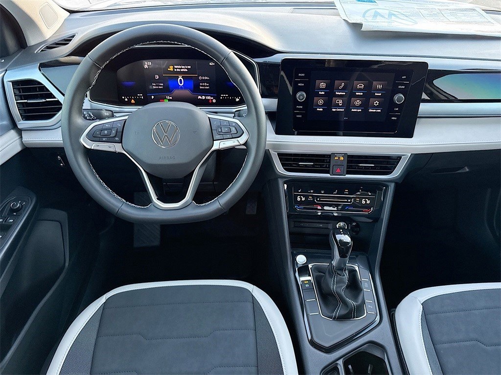 2025 Volkswagen Taos 1.5T SE Silver at DeMontrond Auto Country