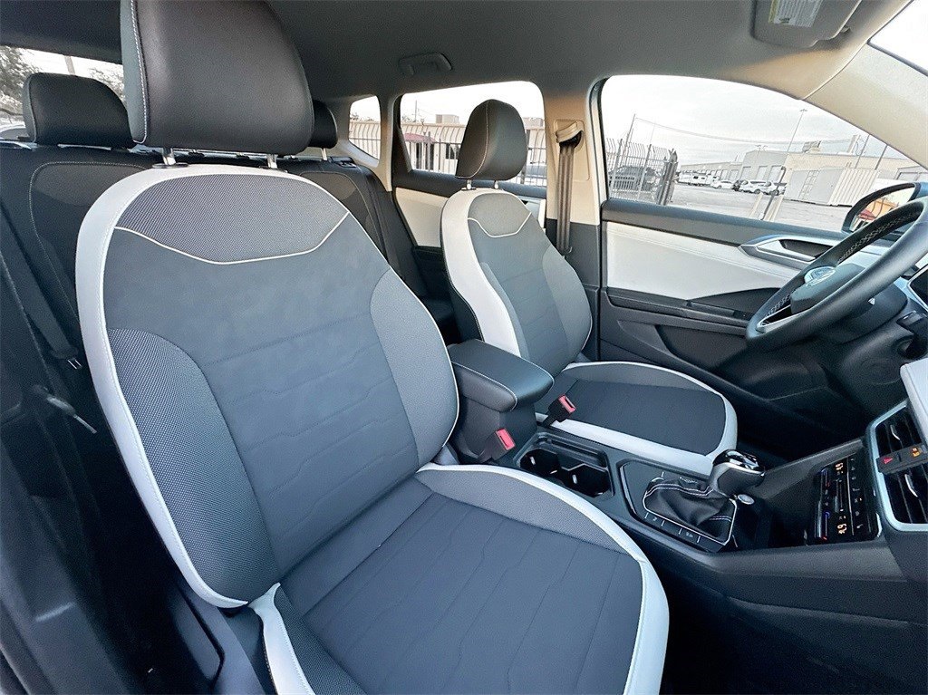 2025 Volkswagen Taos 1.5T SE Silver at DeMontrond Auto Country