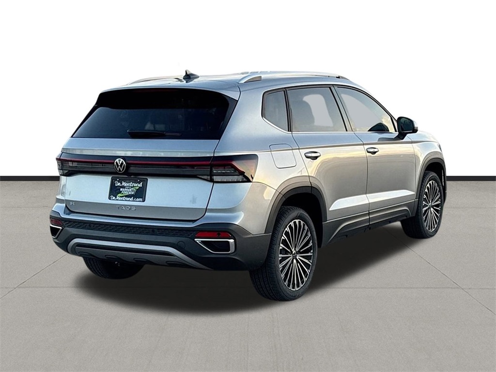 2025 Volkswagen Taos 1.5T SE Silver at DeMontrond Auto Country