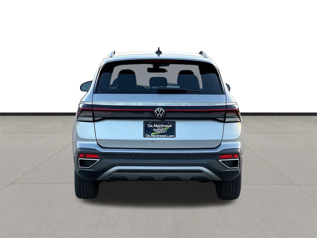 2025 Volkswagen Taos 1.5T SE Silver at DeMontrond Auto Country