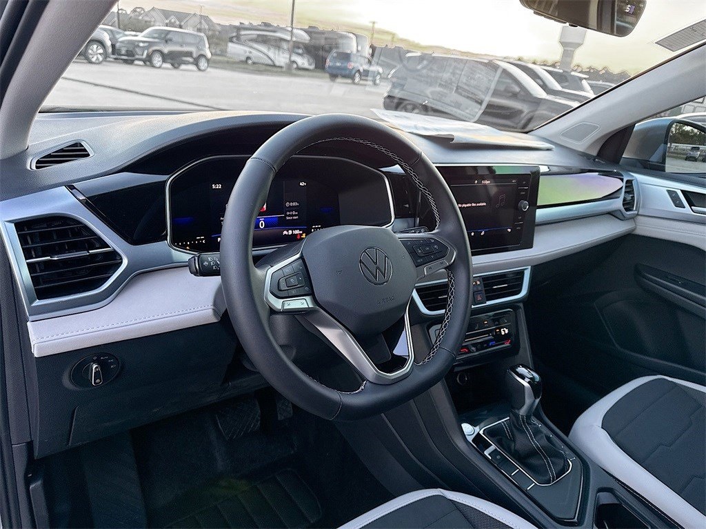 2025 Volkswagen Taos 1.5T SE Silver at DeMontrond Auto Country