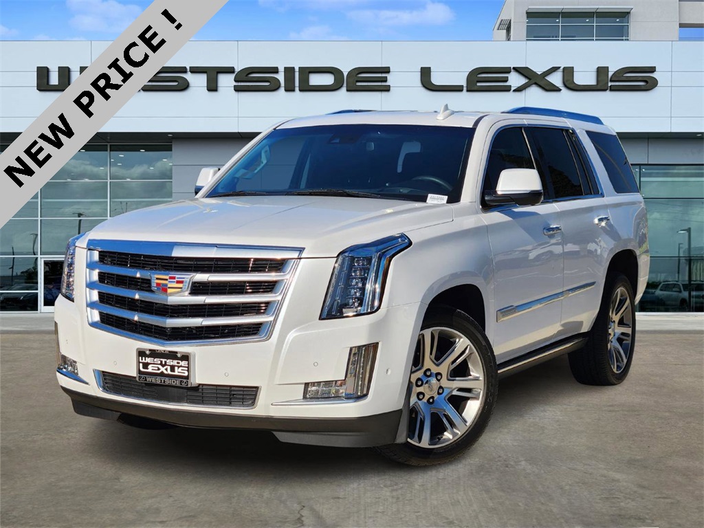 2018 Cadillac Escalade Premium Luxury White at Emmons Autoplex