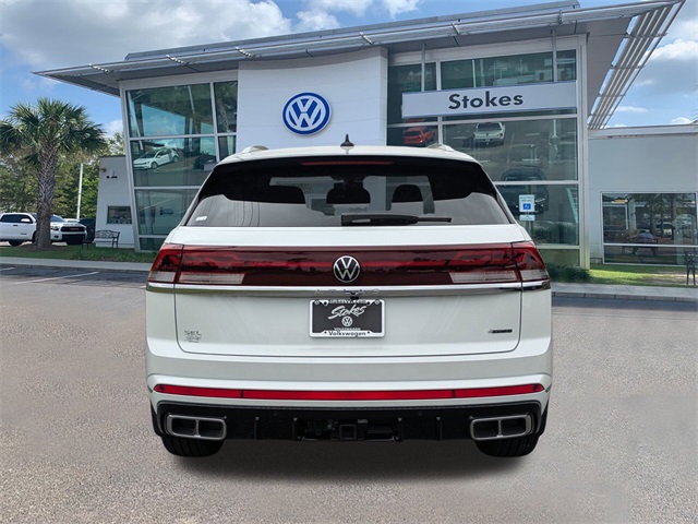 2026 Volkswagen Atlas Cross Sport 2.0T SEL Premium R-Line White at Stokes Volkswagen