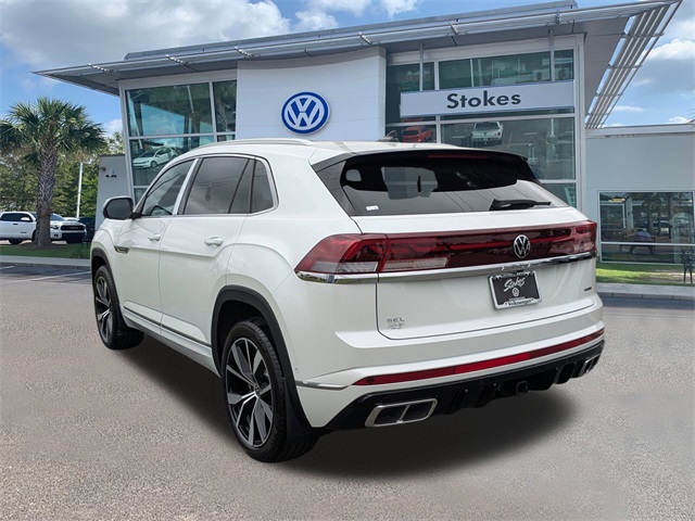 2026 Volkswagen Atlas Cross Sport 2.0T SEL Premium R-Line White at Stokes Volkswagen