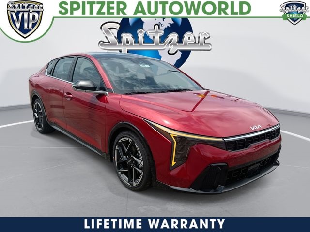 Currant Red 2026 Kia K4 Sedan Front-Wheel Drive Continuously Variable Transmission