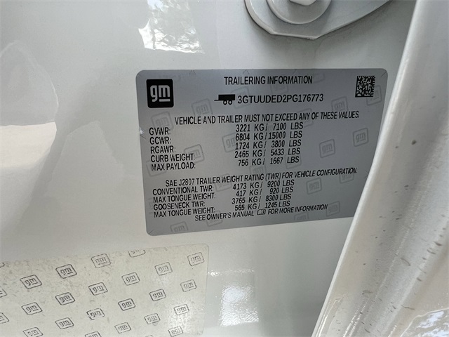 2023 GMC Sierra 1500 SLT White at Big Star Buick GMC