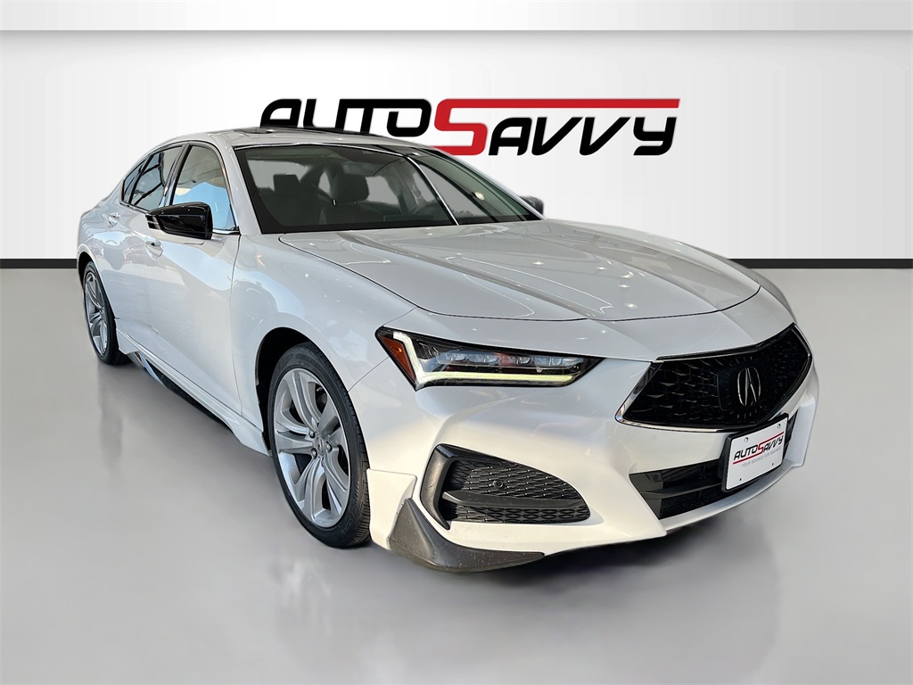 2021 Acura TLX Technology Package White at Westside Lexus